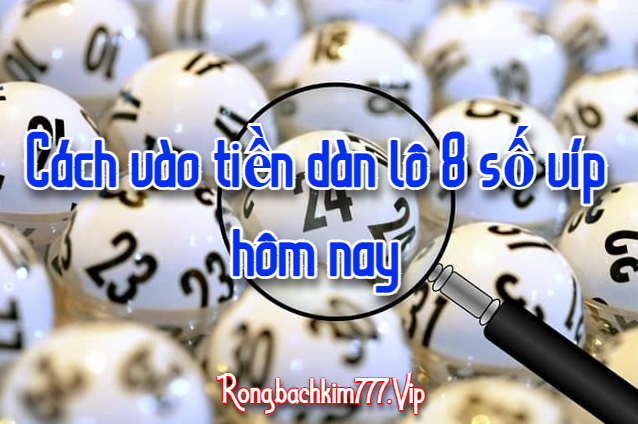 Cách vào tiền dàn lô 8 số víp hôm nay